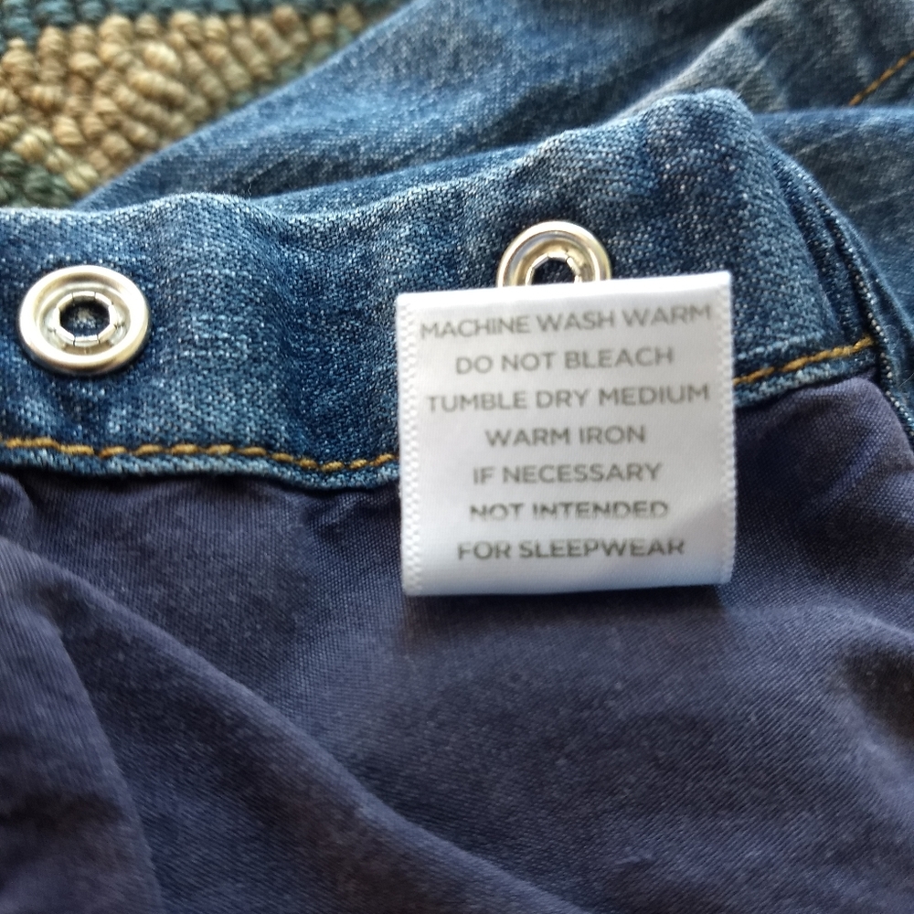 Gymboree Denim Overalls 6-12 Mo Romper & Jacket - Picture 9 of 12